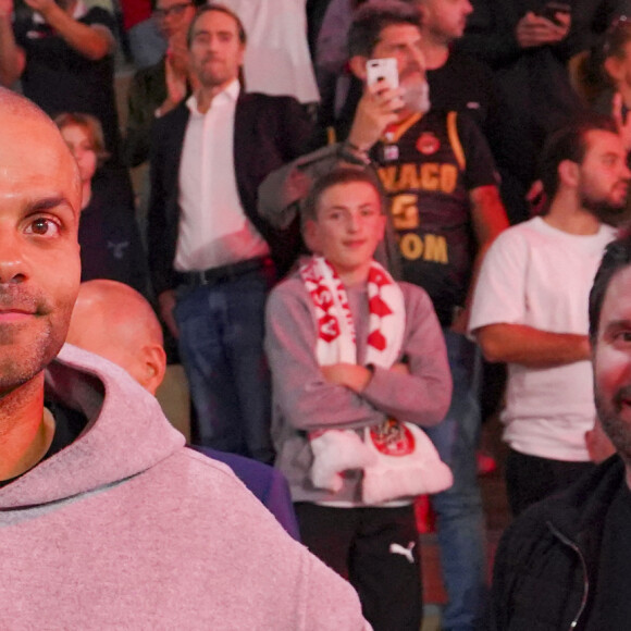 Tony Parker (Président de l'ASVEL) lors du match de Basketball d'EuroLeague opposant AS Monaco Roca team au LDLC Asvel Villeurbanne (80-70) à Monaco, le 10 novembre 2023. © Norbert Scanella/Panoramic/Bestimage