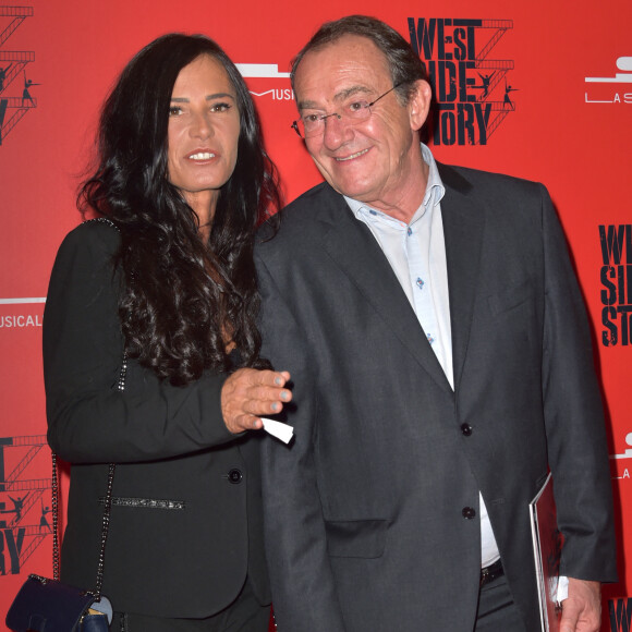 Jean-Pierre Pernaut et sa femme Nathalie Marquay - Soirée de gala de la comédie musicale "West Side Story" à la Seine Musicale à Boulogne-Billancourt. © Giancarlo Gorassini/Bestimage