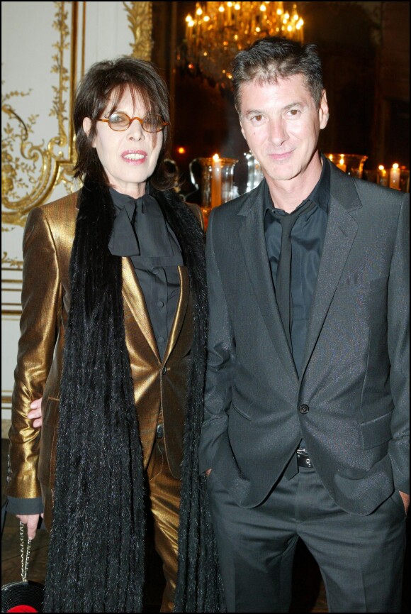 Dani et Etienne Daho - Soirée Chanel chez Karl Lagerfeld à Paris