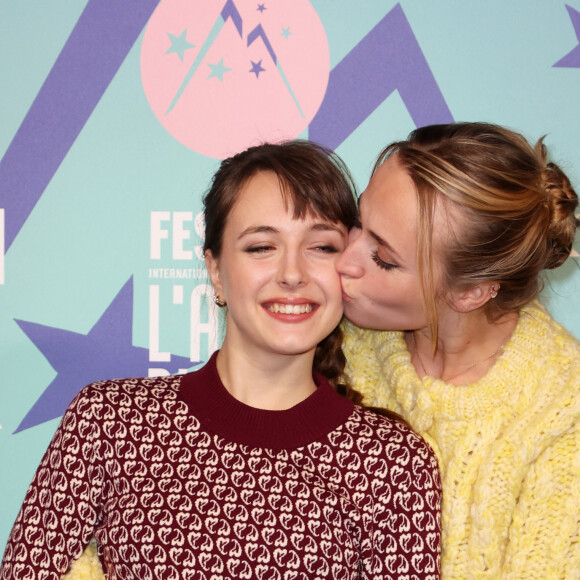 Mado Jouannet, Chloé Jouannet pour le court métrage "Allez ma Fille" - 27ème Festival International du Film de Comédie de l'Alpe d'Huez le 17 janvier 2024. © Dominique Jacovides/Bestimage