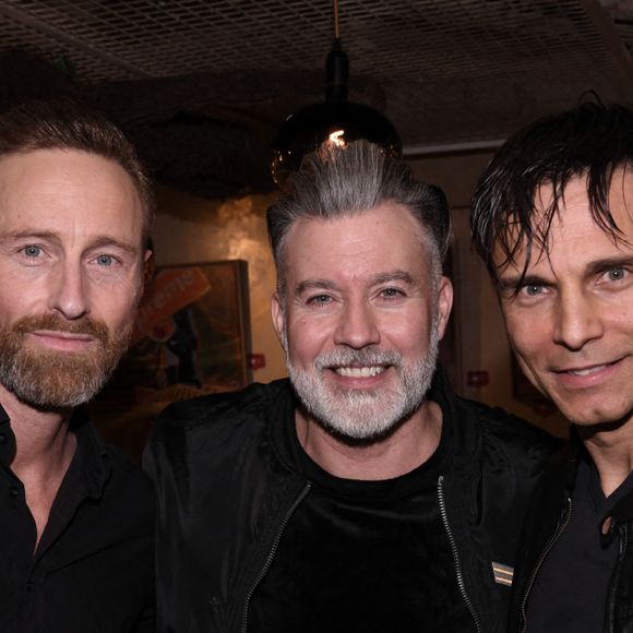 Exclusif - Frank Delay, Chris Keller et Allan Théo forment le groupe Génération Boys Band avec un concert privé au restaurant Gipsy Motel à Paris le 23 novembre 2021. © Rachid Bellak/Bestimage