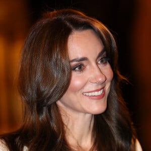 Catherine (Kate) Middleton, princesse de Galles, arrive au traditionnel concert de Noël "Together At Christmas" à l'abbaye de Westminster à Londres, Royaume Uni, le 8 décembre 2023.