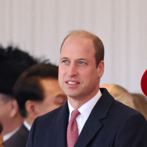 Le prince William, prince de Galles, et Catherine (Kate) Middleton, princesse de Galles, - Cérémonie de bienvenue du président de la Corée du Sud à Horse Guards Parade à Londres, le 21 novembre 2023. 