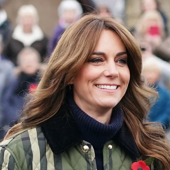 Kate Middleotn vit un début d'année délicat
Le prince William, prince de Galles, et Catherine (Kate) Middleton, princesse de Galles, visitent Outfit Moray, une organisation caritative primée à Moray (Ecosse).