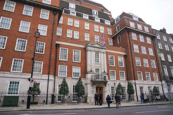 Catherine (Kate) Middleton, princesse de Galles, hospitalisée à la London Clinic de Londres  pour une intervention chirurgicale abdominale programmée, le 16 janvier 2024. 