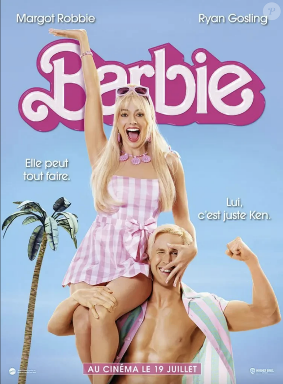Affiche du film "Barbie" de Greta Gerwig.