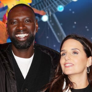 Omar Sy et sa femme Hélène - Lancement de "1,2,3... Noël" lors de l'inauguration des vitrines et du sapin de Noël 2021 des Galeries Lafayette Haussmann 2021 à Paris. Le 17 novembre 2021  