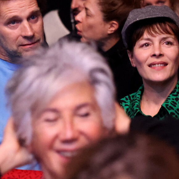 Exclusif - Thomas jouannet et sa femme Armelle Deutsh - Projection du court-métrage "Allez ma Fille" réalisé par Chloé Jouannet lors du 27e Festival International du Film de Comédie de l'Alpe d'Huez, le 17 janvier 2024. © Dominique Jacovides / Bestimage