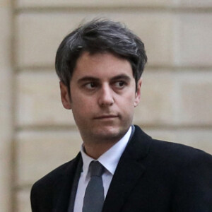 Le Premier ministre, Gabriel Attal à son arrivée au conseil des ministres, au palais de l'Elysée, Paris, le 13 septembre 2023 © Stéphane Lemouton / Bestimage