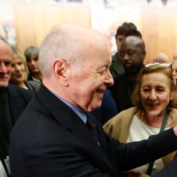 Jacques Toubon, Rachida Dati (ministre de la culture) - Voeux de la ministre de la culture Rachida Dati aux acteurs culturels et à la presse au musée de l'immigration à Paris, France, le 29 janvier 2024. "Je suis absolument déterminée (...) Un grand bravo pour tout ce que vous faites déjà. Un grand merci par avance pour ce que nous ferons ensemble. Quand je vous quitterai, vous ne pleurerez pas. Vous m'applaudirez!". © Christophe Clovis/Bestimage