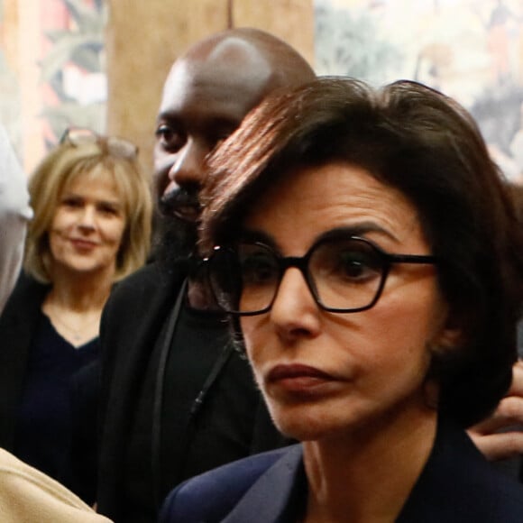 La nouvelle ministre de la Culture était au musée de l'immigration, à Paris le 29 janvier
 
Rachida Dati (ministre de la culture) - Voeux de la ministre de la culture Rachida Dati aux acteurs culturels et à la presse au musée de l'immigration à Paris, France, le 29 janvier 2024. "Je suis absolument déterminée (...) Un grand bravo pour tout ce que vous faites déjà. Un grand merci par avance pour ce que nous ferons ensemble. Quand je vous quitterai, vous ne pleurerez pas. Vous m'applaudirez!". © Christophe Clovis/Bestimage