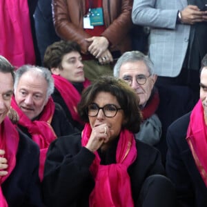 Rachida Dati, ministre française de la Culture - Le président de la République française E.Macron visite le Mausolée soufi de Nizamuddin à New Delhi à l'issue de son voyage en Inde, le 26 janvier 2024. Le chef de l'Etat est en Inde du 25 au 26 janvier 2024 pour participer en tant qu’invité d’honneur à la fête de la Constitution indienne, "Republic Day", le 26 janvier, sur l’invitation du Premier ministre indien N.Modi.  The President of the French Republic E.Macron visits the Sufi Mausoleum of Nizamuddin in New Delhi at the end of his trip to India, the Head of State is in India from January 25 to 26, 2024 to participate as a guest of honor at the Indian Constitution Day, "Republic Day", on January 26, at the invitation of Indian Prime Minister N.Modi. 