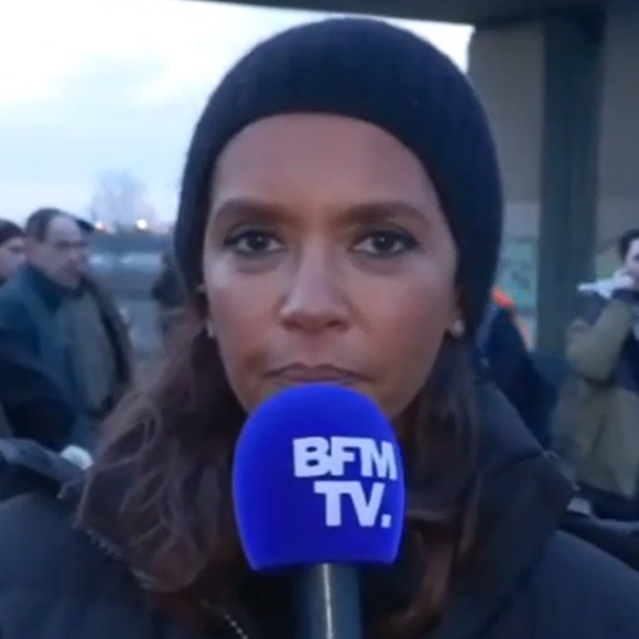 Karine Le Marchand en direct sur BFMTV, le 29 janvier 2024