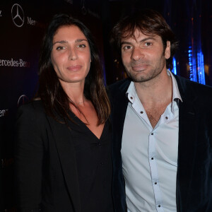 Christophe Dominici et sa compagne Loretta - Soirée de lancement du Pop Up Store Mercedes Benz à Paris, le 11 mars 2014.