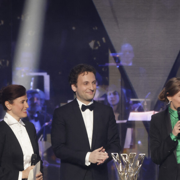 Deborah Waldman, Lucie Leguay, Victor Jacob, Stéphane Bern - 30e cérémonie des Victoires de la musique classique à Dijon. Le 1er mars 2023 © Jack Tribeca / Bestimage