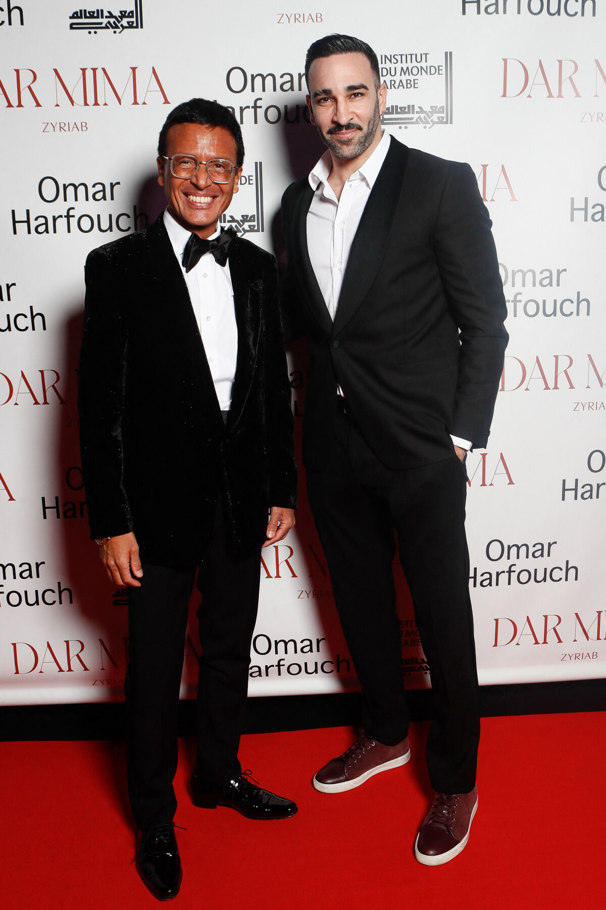 Omar Rami Photo : Omar Harfouch, Adil Rami lors du photocall du concert unique de ...
