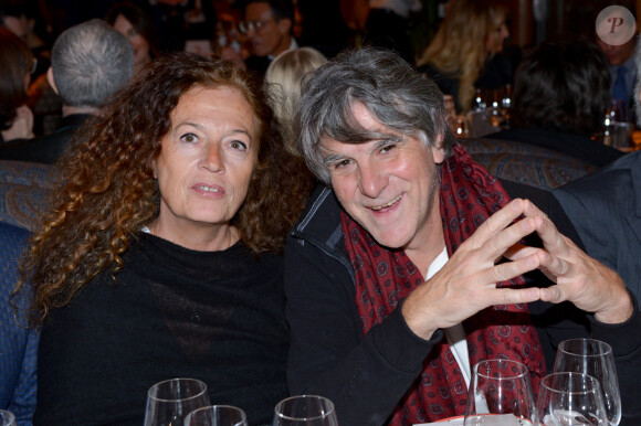 Tex avec sa femme Béatrice au dîner au restaurant Dar Mima lors du concert unique de O.Harfouch et son orchestre pour la paix à l'Institut du Monde Arabe à Paris le 3 février 2024. © Rachid Bellak / Bestimage 