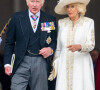 Le roi Charles III a annoncé être atteint d'un cancer
Charles et Camilla - Les membres de la famille royale et les invités lors de la messe célébrée à la cathédrale Saint-Paul de Londres, dans le cadre du jubilé de platine (70 ans de règne) de la reine Elisabeth II d'Angleterre. Londres, le 3 juin 2022.