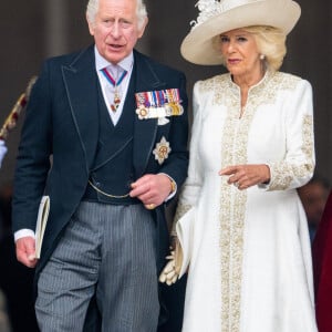 Le roi Charles III a annoncé être atteint d'un cancer
Charles et Camilla - Les membres de la famille royale et les invités lors de la messe célébrée à la cathédrale Saint-Paul de Londres, dans le cadre du jubilé de platine (70 ans de règne) de la reine Elisabeth II d'Angleterre. Londres, le 3 juin 2022.