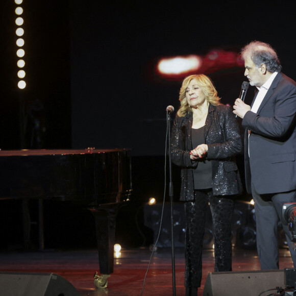 Nicoletta et Raphaël Mezrahi lors de la 10ème nuit de la déprime aux Folies Bergère à Paris le 5 février 2024. © Jack Tribeca / Bestimage