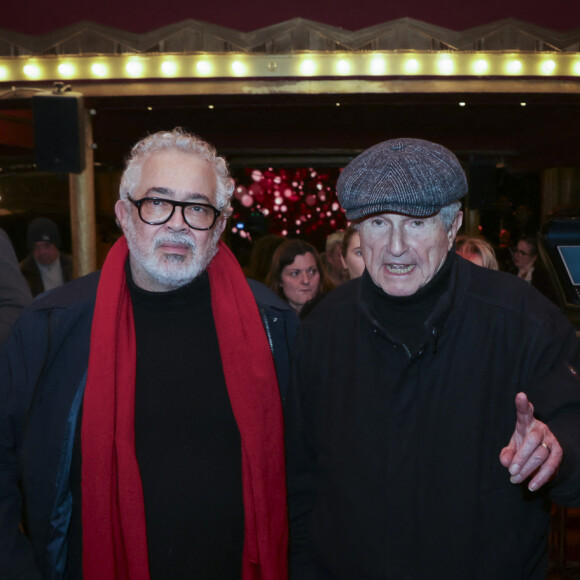 Semi-Exclusif - Paul Boujenah, Claude Lelouch lors de la 10ème nuit de la déprime aux Folies Bergère à Paris le 5 février 2024. © Jack Tribeca / Bestimage