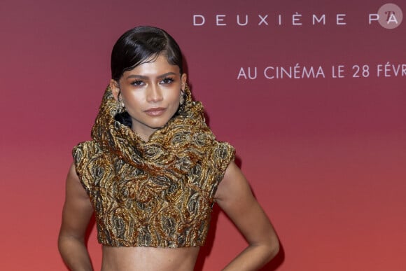 Zendaya - Première du film "Dune II" au Grand Rex à Paris, le 12 février 2024. © Coadic Guirec/Olivier Borde/Bestimage