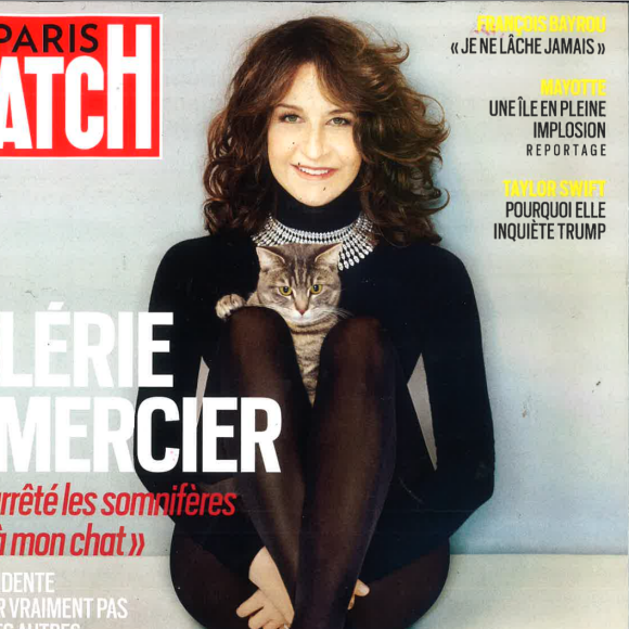 Valérie Lemercier en couverture du magazine "Paris Match" du 15 février 2024.