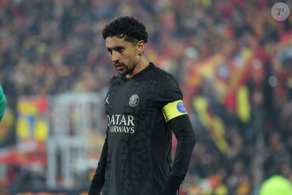 Des propos qui n'ont pas plu au frère de Marquinhos, Luan Corrêa
 
Marquinhos lors du match RC Lens - Paris Saint-Germain, Ligue 1, stade Bollaert-Delelis, le 14 janvier 2024