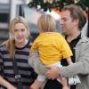 Kate Winslet et Sam Mendes avec leur petit garçon Joe Alfie, en 2006.