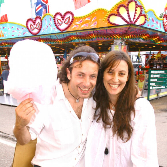 Philippe Candeloro et son épouse Olivia en 2008