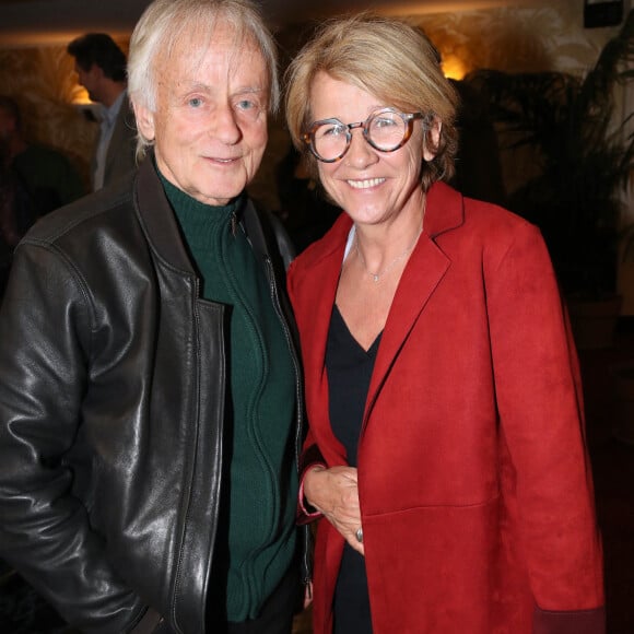 Exclusif -  Dave et Ariane Massenet - Cocktail à la suite de la générale de la pièce " L'argent de la vieille " au Théâtre Libre à Paris, France. Le 15 Février 2024. © Bertrand Rindoff / Bestimage 