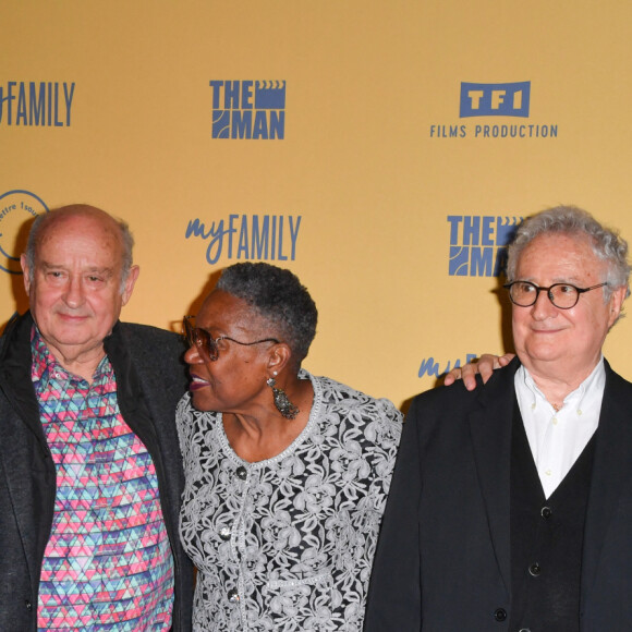 Bien sûr, le temps passe et l'artiste songe au futur. Notamment aux débats à propos d'une loi permettant aux Français de mourir dans la dignité.
Michel Jonasz, Firmine Richard, Daniel Prévost, Jarry - Avant-première du film "Maison de Retraite 2" au cinéma Le Grand Rex à Paris le 13 février 2024.