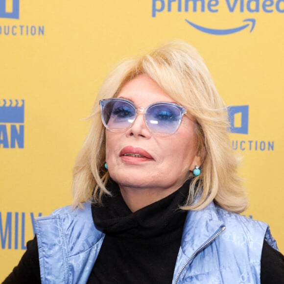 Amanda Lear - Avant première du film "Maison de retraite 2 " au cinéma Le Grand Rex à Paris le 13 Février 2024. © Rubens Hazon/Bestimage