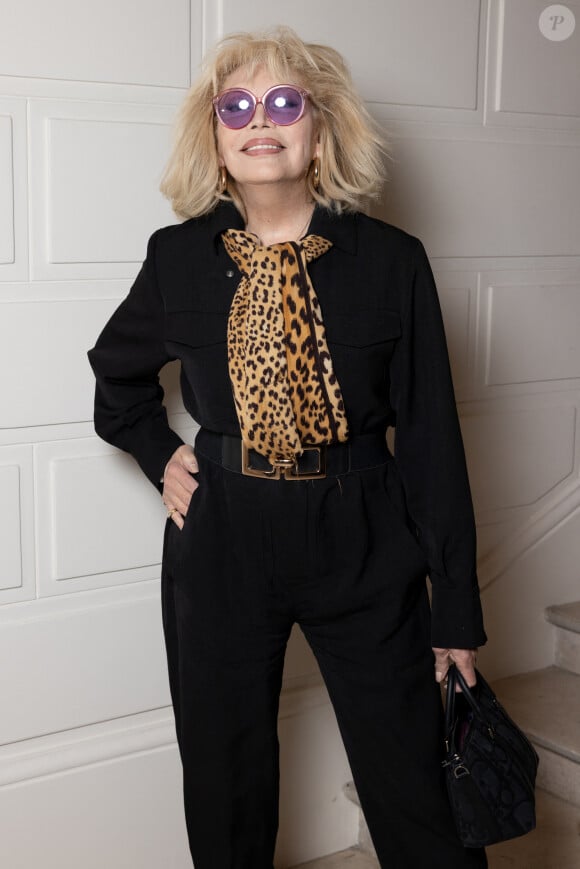 Amanda Lear– People au Défilé "Jean Paul Gaultier" Collection Haute Couture dans le cadre de la Fashion Week printemps/été 2024, à Paris, France, le 24 janvier 2024 