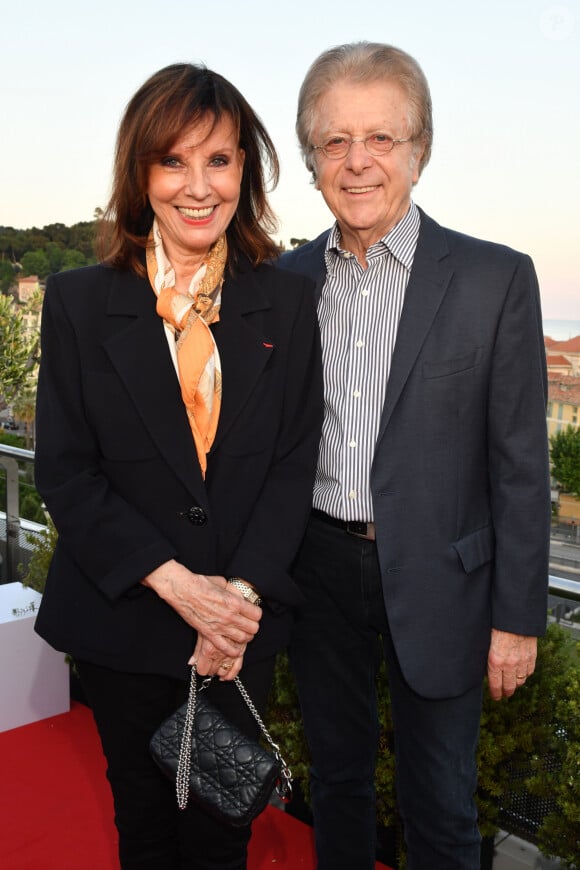 Exclusif - Denise Fabre et son mari Francis Vandenhende durant la soirée d'ouverture du 24ème Festival du Livre de Nice sur le toit terrasse de l'hôtel Aston la Scala, le 31 mai 2019. © Bruno Bebert/Bestimage