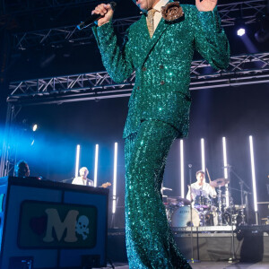 Mika en concert au Marostica Summer Festival à Marostica, en Italie.