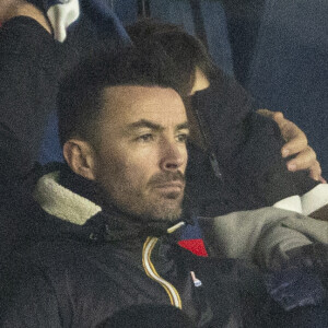 Eric Antoine - People dans les tribunes du match de Ligue 1 Uber Eats "PSG-Rennes" (1-1) au Parc des Princes à Paris le 25 février 2023. © Cyril Moreau/Bestimage 