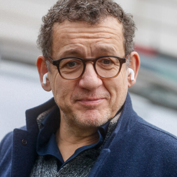 Dany Boon - Arrivées à l'enregistrement de l'émission "Vivement Dimanche" présentée par M. Drucker et qui sera diffusée le 18 février sur France 3 au Studio Gabriel à Paris, FRance, le 6 février 2024. © Christophe Clovis/Bestimage