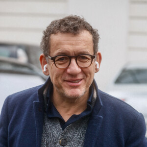 Dany Boon - Arrivées à l'enregistrement de l'émission "Vivement Dimanche" présentée par M. Drucker et qui sera diffusée le 18 février sur France 3 au Studio Gabriel à Paris, FRance, le 6 février 2024. © Christophe Clovis/Bestimage