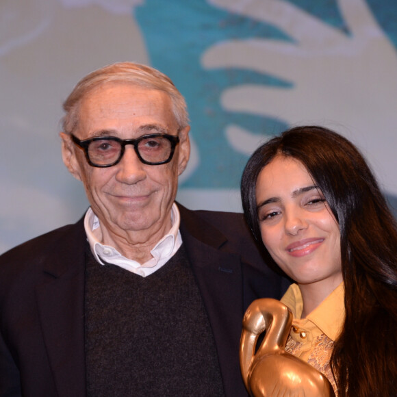 André Téchiné, Hafsia Herzi - Clôture du 6ème Festival du cinéma et musique de film de la Baule le 10 novembre 2019. © Rachid Bellak/Bestimage