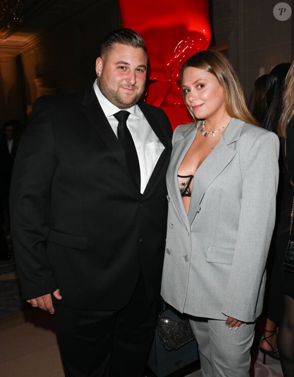 Nicolas Scuderi et Daniela Pinto (Nicocapone) - Soirée du Grand Dîner "Trophée Forbes" au Four Seasons Hôtel George V Paris le 30 septembre 2022. © Coadic Guirec - Rachid Bellak / Bestimage 