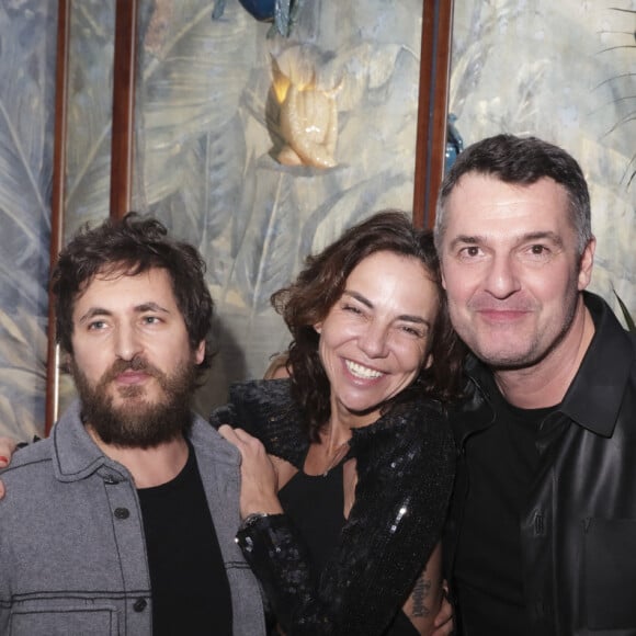 Exclusif - Mickaël Miro, Sandra Sisley, Arnaud Ducret - Quatrième édition de la soirée "Les jeudis de Sandra" au Café Lapérouse organisée par S.Sisley à Paris le 29 février 2024. © Jack Tribeca / Bestimage