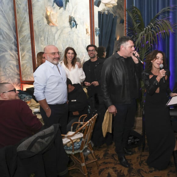 Exclusif - Arnaud Ducret, Sandra Sisley - Quatrième édition de la soirée "Les jeudis de Sandra" au Café Lapérouse organisée par S.Sisley à Paris le 29 février 2024. © Jack Tribeca / Bestimage