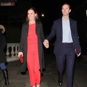 Pippa Middleton et son mari James Matthews - Arrivées au spectacle "Luzia" du cirque du Soleil au royal Albert Hall à Londres le 13 janvier 2022