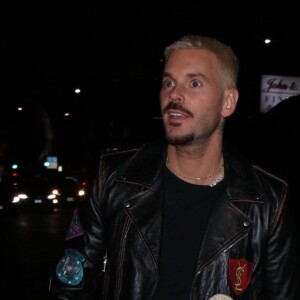 Matt Pokora - Dîner chez Catch Steak à West Hollywood