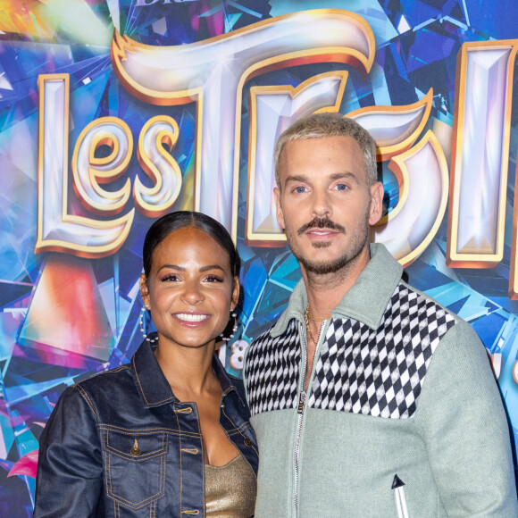 Mais la prochaine fois, il ferait mieux de se renseigner avant ce genre de soirée ! 
Christina Milian et son mari Matt Pokora (M.Pokora) - Avant-première du film "Les Trolls 3" au cinéma Gaumont Marignan à Paris. Le 11 octobre 2023 © Olivier Borde / Bestimage 