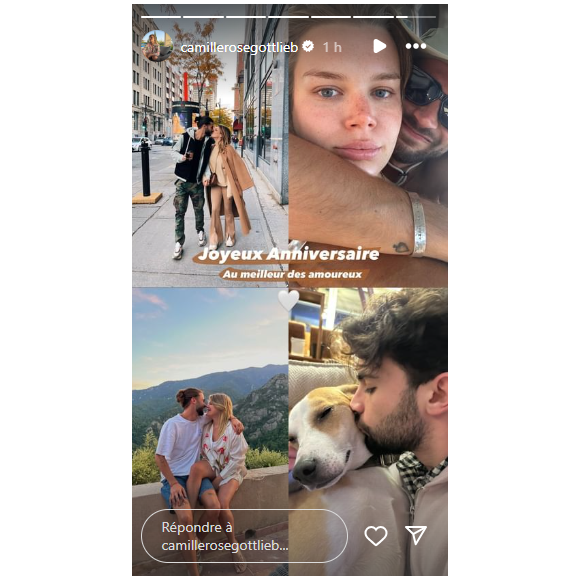 La fille de Stéphanie s'est de nouveau servie d'Instagram pour lui adresser une jolie déclaration pour l'occasion ! L'âge du jeune homme n'a, en revanche, pas été partagé
Camille Gottlieb souhaite l'anniversaire de son amoureux ce lundi 4 mars 2024