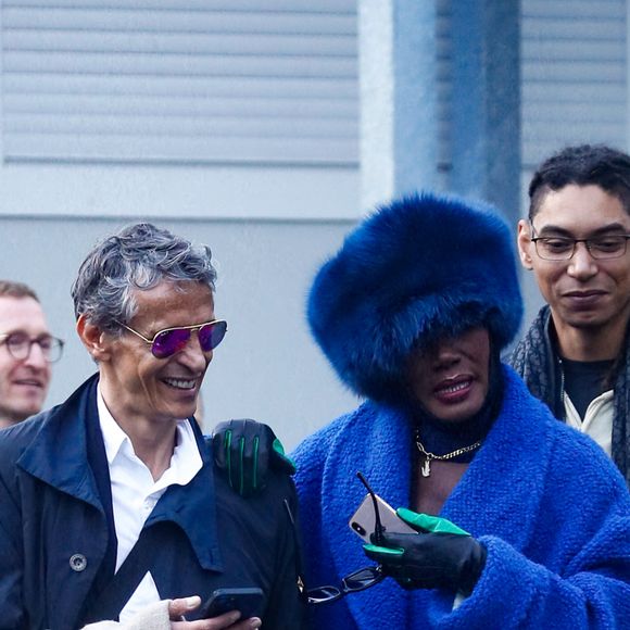 Grace Jones - Arrivées au défilé Lacoste mode femme automne / hiver 2024-2025 au stade Roland-Garros lors de la Fashion Week de Paris (PFW), à Paris, France, le 5 mars 2024. © Christophe Clovis/Bestimage