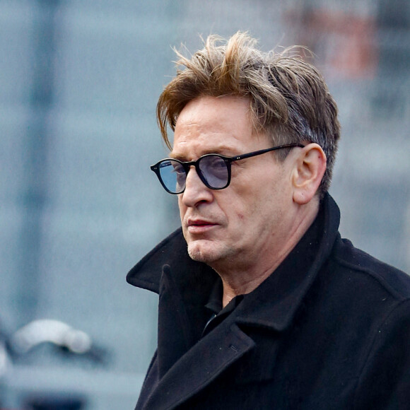 Benoît Magimel - Arrivées au défilé Lacoste mode femme automne / hiver 2024-2025 au stade Roland-Garros lors de la Fashion Week de Paris (PFW), à Paris, France, le 5 mars 2024. © Christophe Clovis/Bestimage