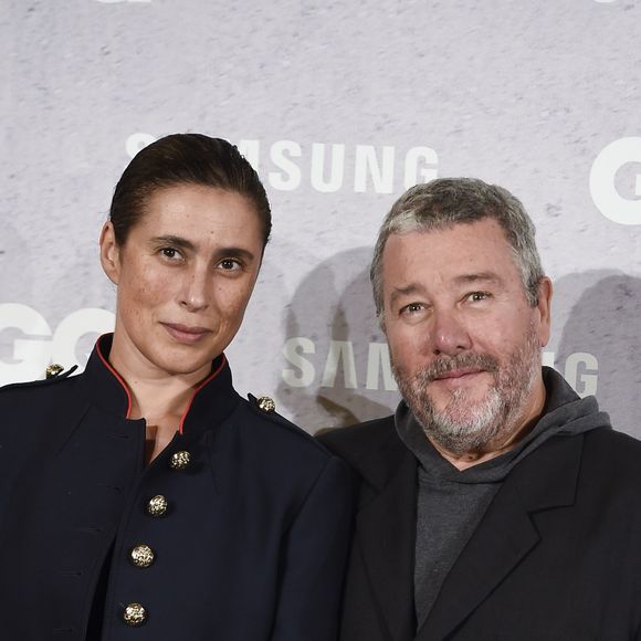 Philippe Starck et sa femme Jasmine Abdellatif Starck arrivent aux "GQ Awards - Men of the Year" à Madrid, le 3 novembre 2016.